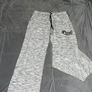 PINK grey sweatpants